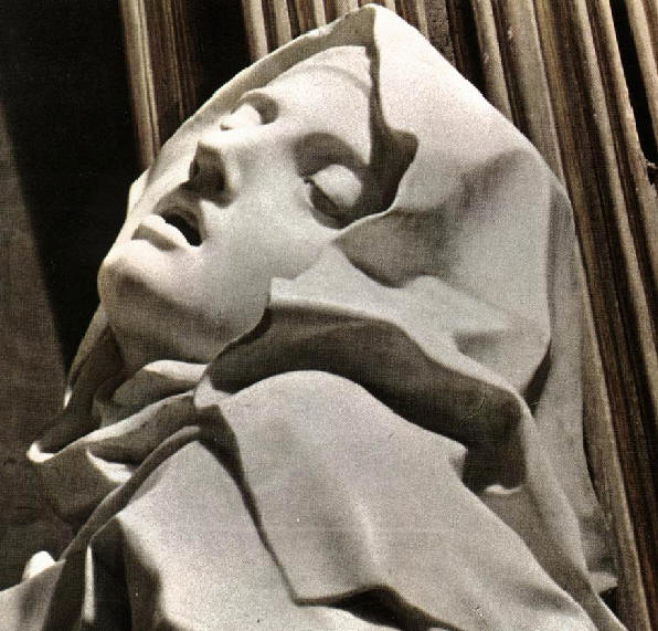 el éxtasis de Santa Teresa. Gian Lorenzo Bernini. (1647-1651) 