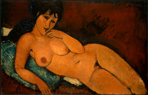 modigliani_blue_cushion